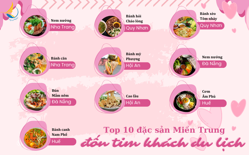 TOP 10 Món ăn đặc sản miền Trung đốn tim khách du lịch