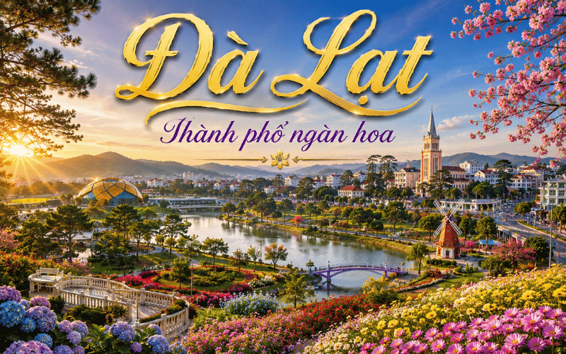 Đà Lạt 3N3Đ<br>Thành phố ngàn hoa